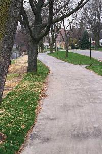 The Wingra Creek Path.